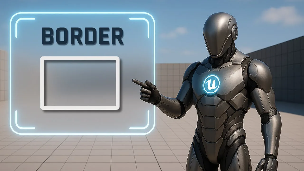 UE5 Border Widget UI