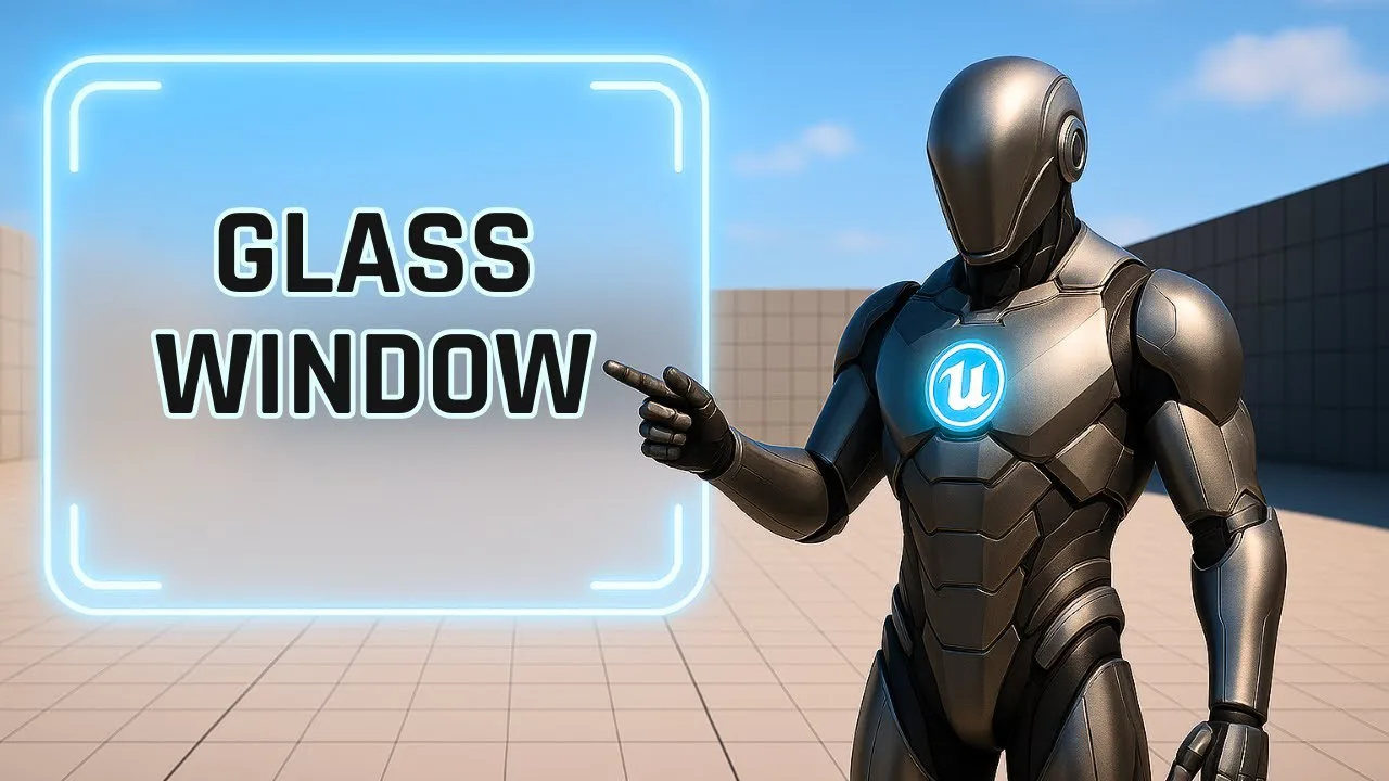 How to Create a Glass Blur UI Widget in Unreal Engine 5