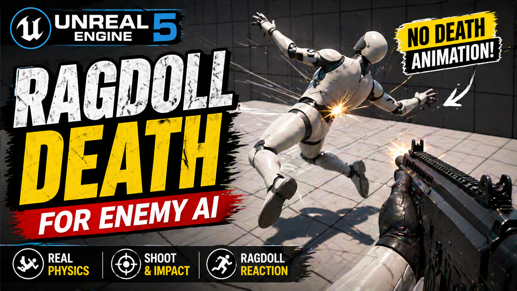 UE5 Ragdoll Death