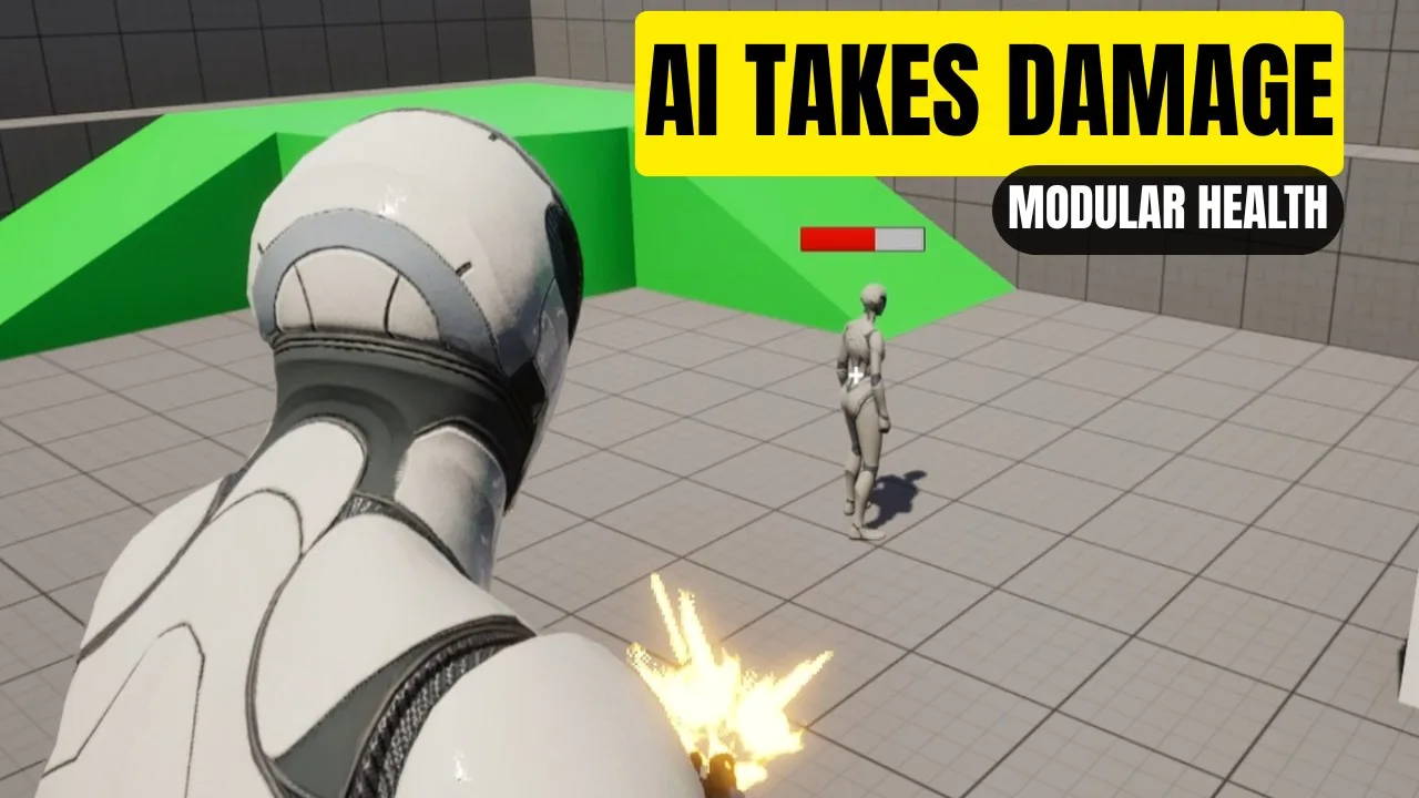 UE5 Damageable AI Health Component