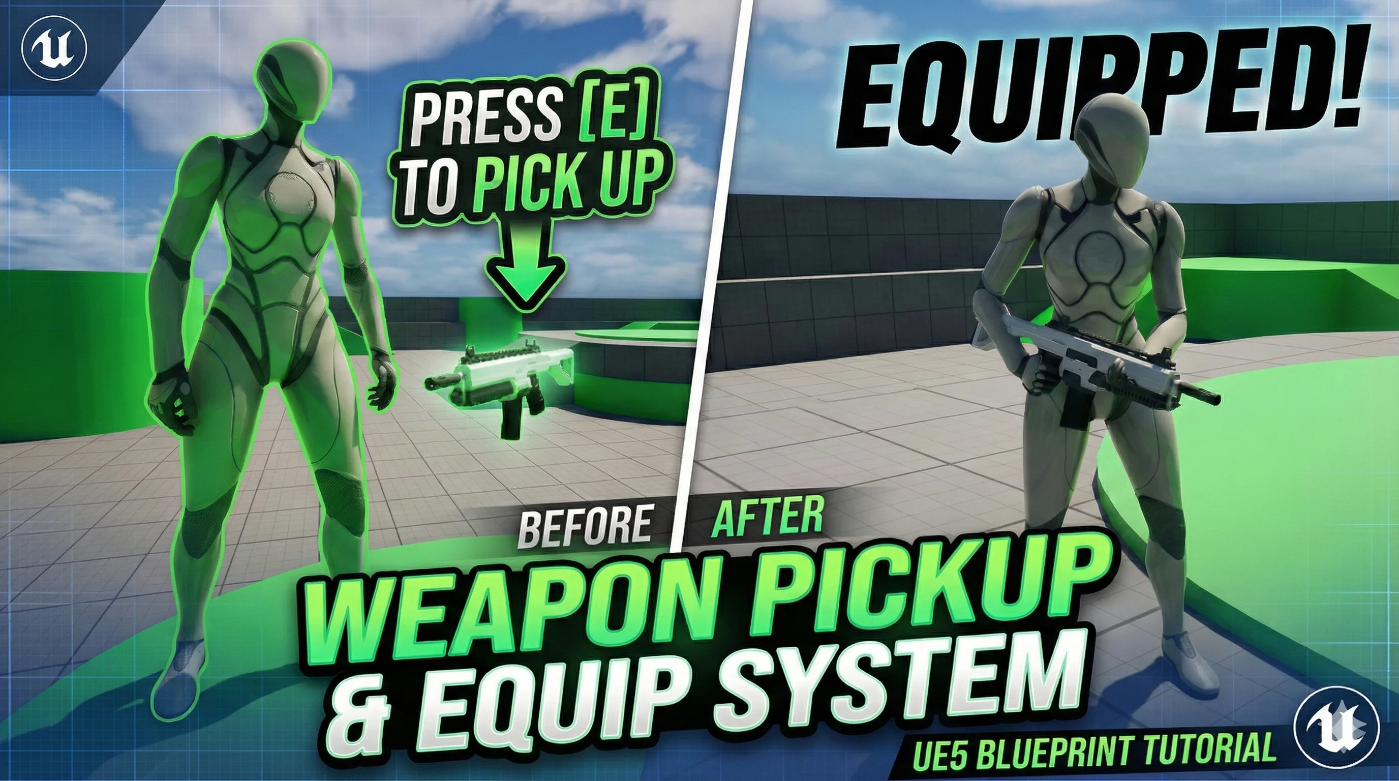 UE5 Weapon System from Scratch Pickup and Equip