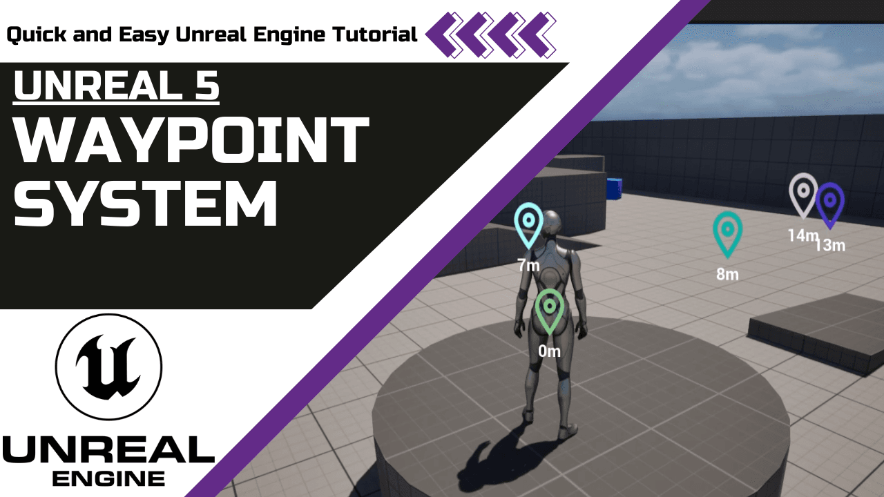 Unreal Engine 5 Waypoint System